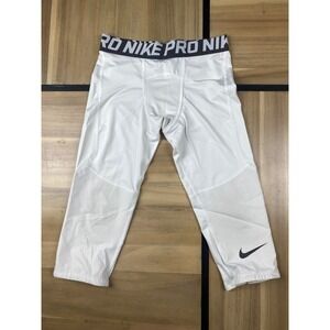 Nike‎ Pro Dri-FIT Training Tights Compression Athletic White Kids Medium